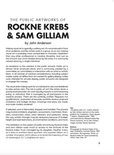 Load image into Gallery viewer, The Public Artworks of Rockne Krebs and Sam Gilliam